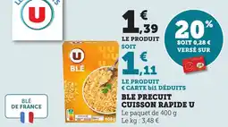 Bi1 Ble precuit cuisson rapide u offre
