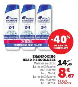 Bi1 Shampooing head & shoulders offre