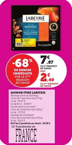 Bi1 Saumon fume labeyrie offre