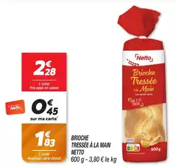 Netto Brioche tressée à la main netto offre