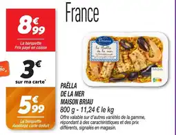 Netto Paëlla de la mer maison briau offre