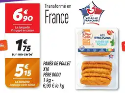 Netto Panés de poulet x10 père dodu offre