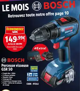Screwfix BOSCH Perceuse visseuse GSR 50 offre