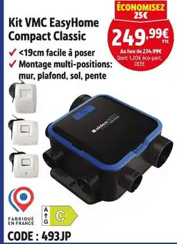Screwfix Kit VMC EasyHome Compact Classic offre