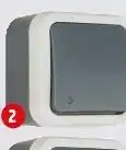 Screwfix Interrupteur va-et-vient avec indicateur LED étanche IP54 offre