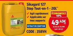 Screwfix Sikagard 127 Stop Tout-en-1 - 20L offre