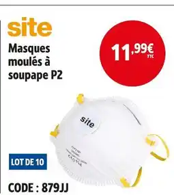 Screwfix SITE Masques moulés à soupape P2 offre
