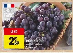 Supeco Raisin Noir offre