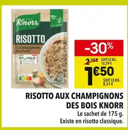 Supeco Knorr Risotto aux champignons des bois offre