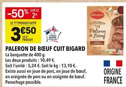Supeco Bigard Paleron de Bœuf Cuit offre
