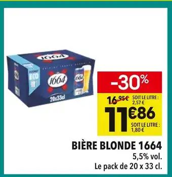 Supeco 1664 Bière Blonde offre