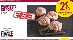 Carrefour Paupiette de porc offre