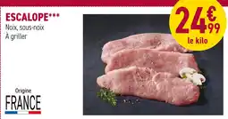 Carrefour Escalope offre