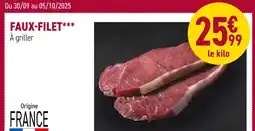 Carrefour Faux-Filet offre