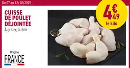 Carrefour Cuisse de poulet déjointée offre