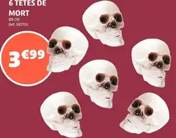 Gifi 6 Têtes de Mort offre