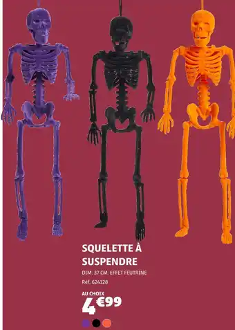 Gifi Squelette à suspendre - Violet offre