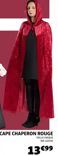 Gifi Cape Chaperon Rouge offre