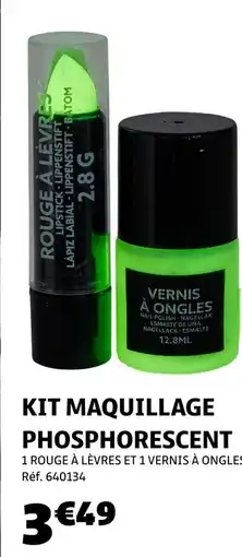 Gifi Kit Maquillage Phosphorescent offre