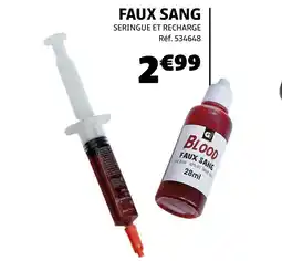 Gifi Faux Sang offre