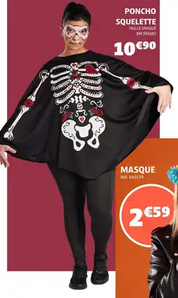 Gifi Poncho Squelette offre