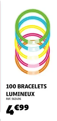 Gifi 100 Bracelets lumineux offre
