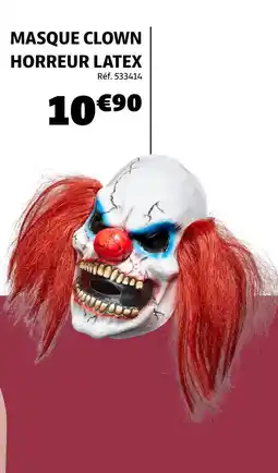 Gifi Masque Clown Horreur Latex offre
