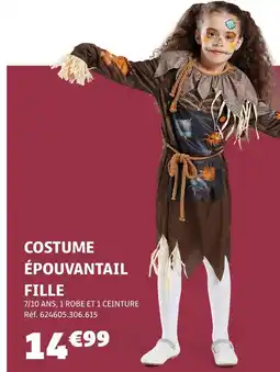 Gifi Costume Épouvantail Fille offre