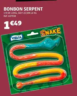 Gifi VIDAL Bonbon Serpent offre