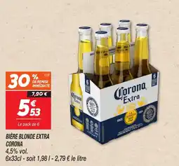 Netto Bière blonde extra corona offre