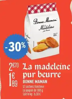 E.Leclerc Bonne maman - la madeleine pur beurre offre
