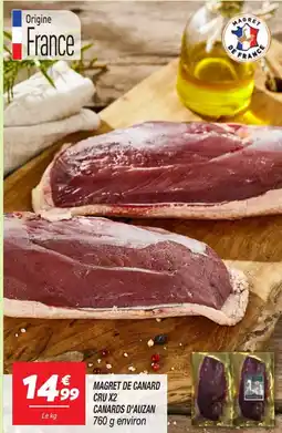 Netto Magret de canard cru x2 canards d'auzan offre