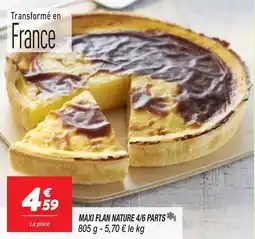 Netto Maxi flan nature 4/6 parts offre