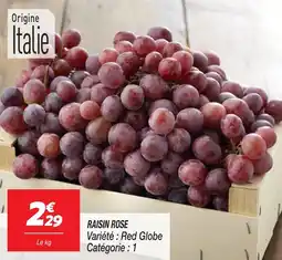 Netto Raisin rose offre