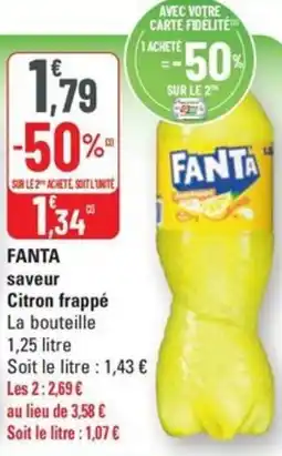G20 FANTA saveur Citron frappé offre