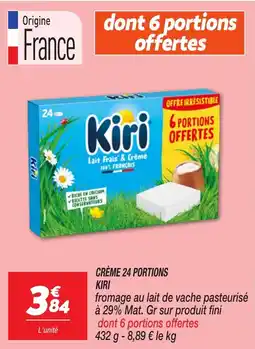 Netto Crème 24 portions kiri offre