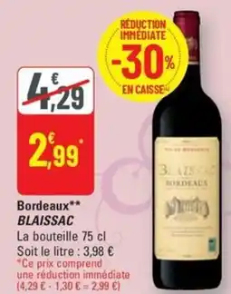 G20 BLAISSAC Bordeaux offre