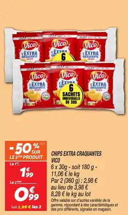Netto Chips extra craquantes vico offre
