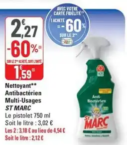 G20 ST MARC Nettoyant Antibactérien Multi-Usages offre