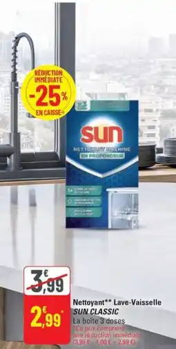 G20 SUN CLASSIC Nettoyant Lave-vaisselle offre
