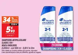 Netto Shampooing antipelliculaire classic 2 en 1 head & shoulders offre