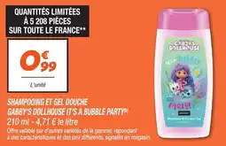 Netto Shampooing et gel douche gabby's dollhouse it's a bubble party offre