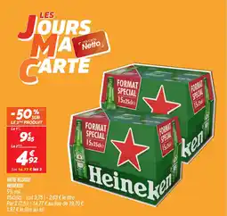 Netto Bière blonde heineken offre