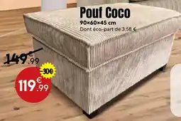 Maxi Bazar Pouf Coco offre