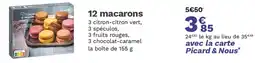 Picard 12 macarons offre
