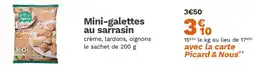 Picard Mini-galettes au sarrasin offre