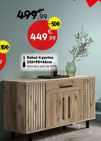 Maxi Bazar Bahut 4 portes offre