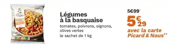 Picard Légumes à la basquaise offre