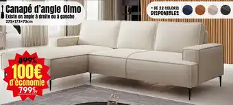 Maxi Bazar Canapé d'angle Olmo offre