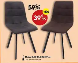 Maxi Bazar Chaise Chilli offre